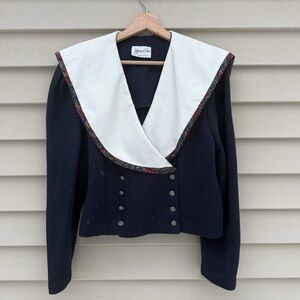 Dauble breasted rabbit blazer